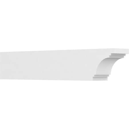 Ekena Millwork Standard Pescadero Architectural Grade PVC Rafter Tail, 6"W X 8"H X 42"L RFTP06X08X42PEC